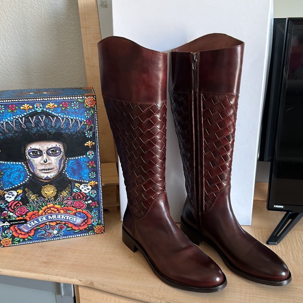 NEW - Sesto Meucci leather Knee high boots